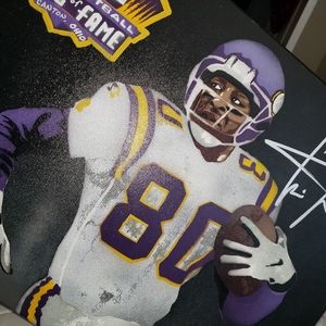 Wow!! Yes Wow!!  "Autographed" Custom!!! Art! Skol